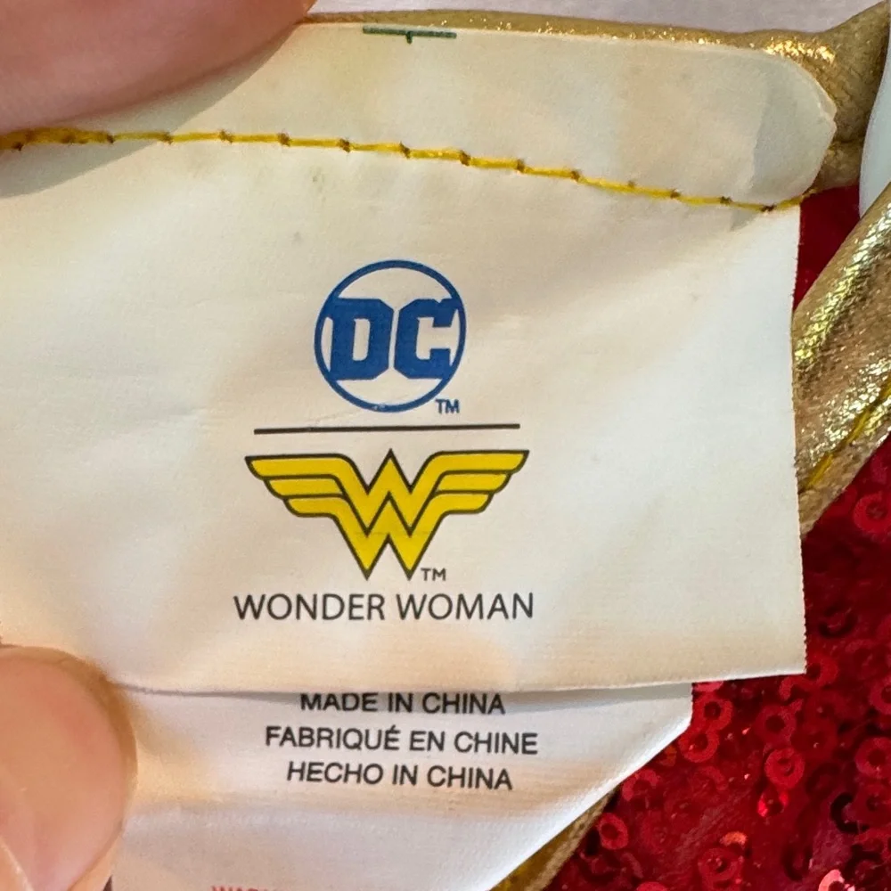 DC Wonder Woman Costume - Red, Blue, and Gold